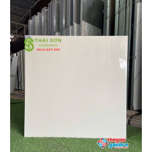 Gạch lát nền màu xà cừ vàng 80x80 cmc bóng kiếng