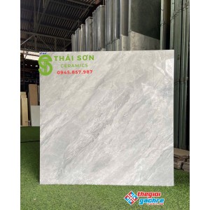 Gạch lát nền vitto 80x80 màu xám bóng cao cấp tại Củ Chi