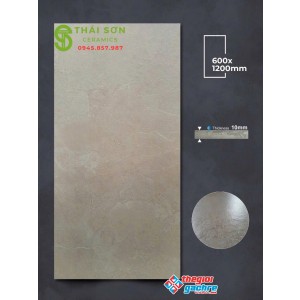 Gạch lát nền 60x120 apodio mờ tinh thể màu vàng kem