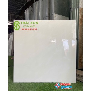 Gạch 100x100 cmc lát nền màu kem bóng kiếng