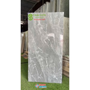 Gạch vicenza 60x120 lát nền xám vân đá