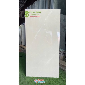 Gạch bóng kính 60x120 vicenza lát nền màu kem