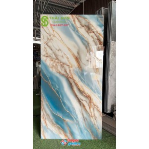 Gạch 80x160 lát nền nhập khẩu cao cấp màu xanh vân