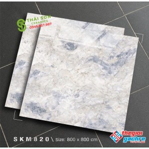 Gạch lót nền biệt thự 80x80 khắc kim cao cấp Đà Lạt