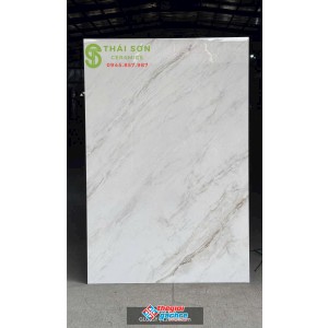Gạch 120x180 bóng kiếng lát nền khổ lớn trắng vân đá