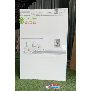 Gạch hà thanh 30x60 trắng tinh bề mặt siêu bóng