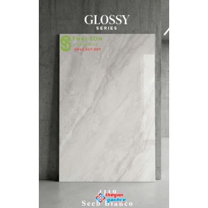 Gạch lát nền 120x180 bóng kiếng khổ lớn Seeb Bianco