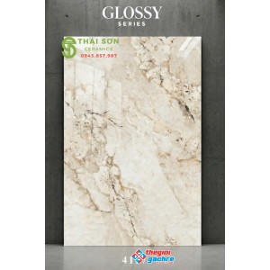 Gạch ấn độ 120x180 khổ lớn siêu bóng Omega Crema