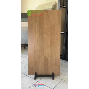 Gạch trung quốc 60x120 vân gỗ màu vàng nâu