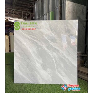 Gạch lát nền phòng khách 80x80 toko bóng kính