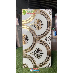 Gạch ốp tường trang trí phòng khách 30x60 nhập khẩu kim vàng
