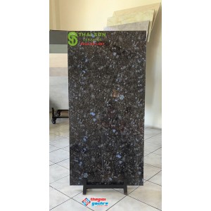 Gạch trung quốc 60x120 nhũ kim hoa cương đốm xanh