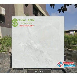 Gạch bóng kiếng 120x120 lát nền phòng ngủ vân xám