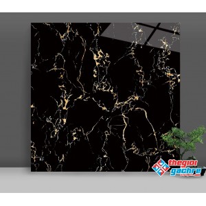 Đá bóng kiếng đen cam 60x60 catalan bán chạy