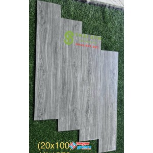 Gạch trung quốc 20x100 vân giả gỗ màu xám