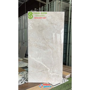 Gạch lát nền 60x120 ttc màu xám ghi nhạt pha kem