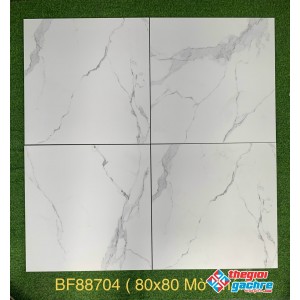 Gach trung quốc 80x80 trắng nhám cao cấp