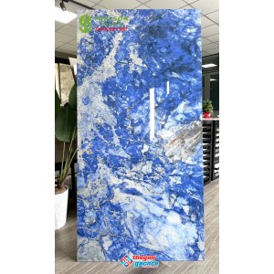 Gạch lát nền 80x160 bóng kiếng ấn độ màu xanh biển