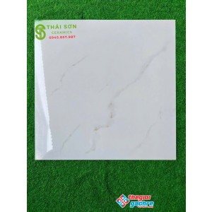 Gạch vicenza trắng vân vàng 80x80 lát nền bóng kiếng