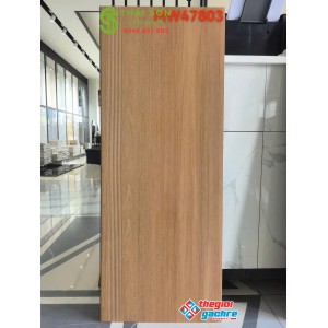 Gạch thanh giả gỗ 47x120 lót bâc cầu thang