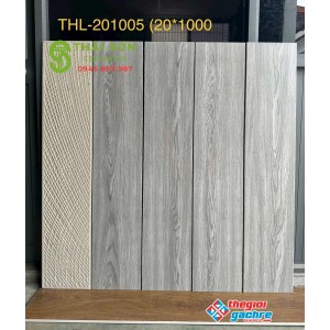 Gạch giả gỗ 20x100 trung quốc lát nền màu xám ghi