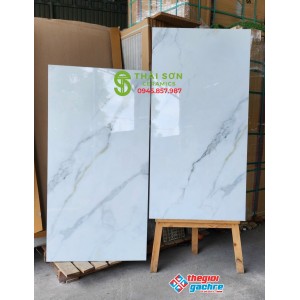 Gạch trắng bóng kiếng 60x120 ốp lát nhập khẩu ấn độ