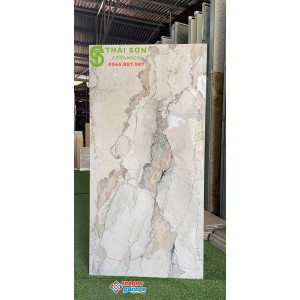 Gạch ấn độ 60x120 lát nền vân đá marble bóng kiếng