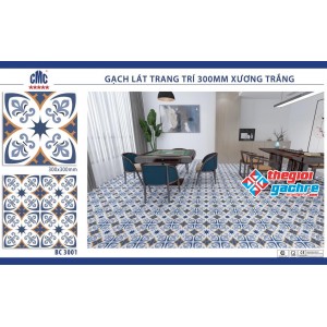 Gạch bông cổ 30x30 trang trí