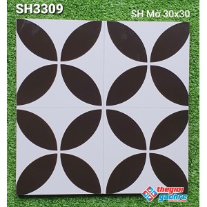 Gạch bông đồng tiền 30x30 trang trí