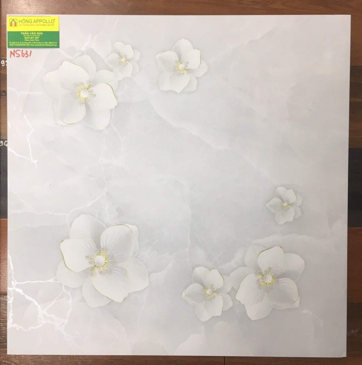 đá mờ 60x60 lát nền hoa 5d