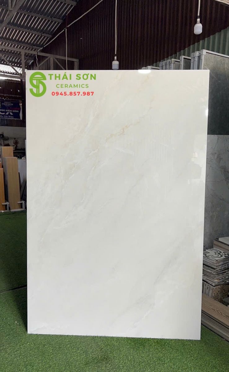 Gạch 120x180 ấn độ lát nền siêu bóng Tivan Grey