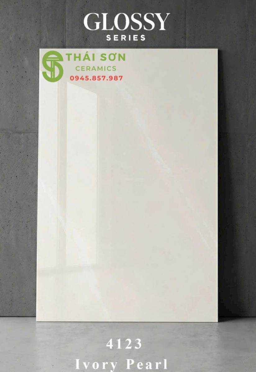 Gạch khổ lớn 120x180 ấn độ bóng kính Ivory Pearl