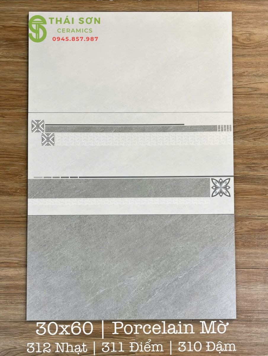 Gạch ốp tường matt mờ 30x60 cmc màu xám