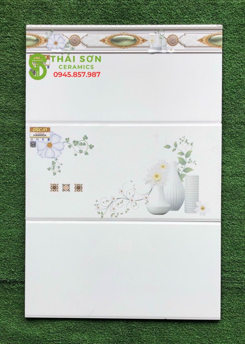 Gạch 30x60 ốp tường ý mỹ tông trắng