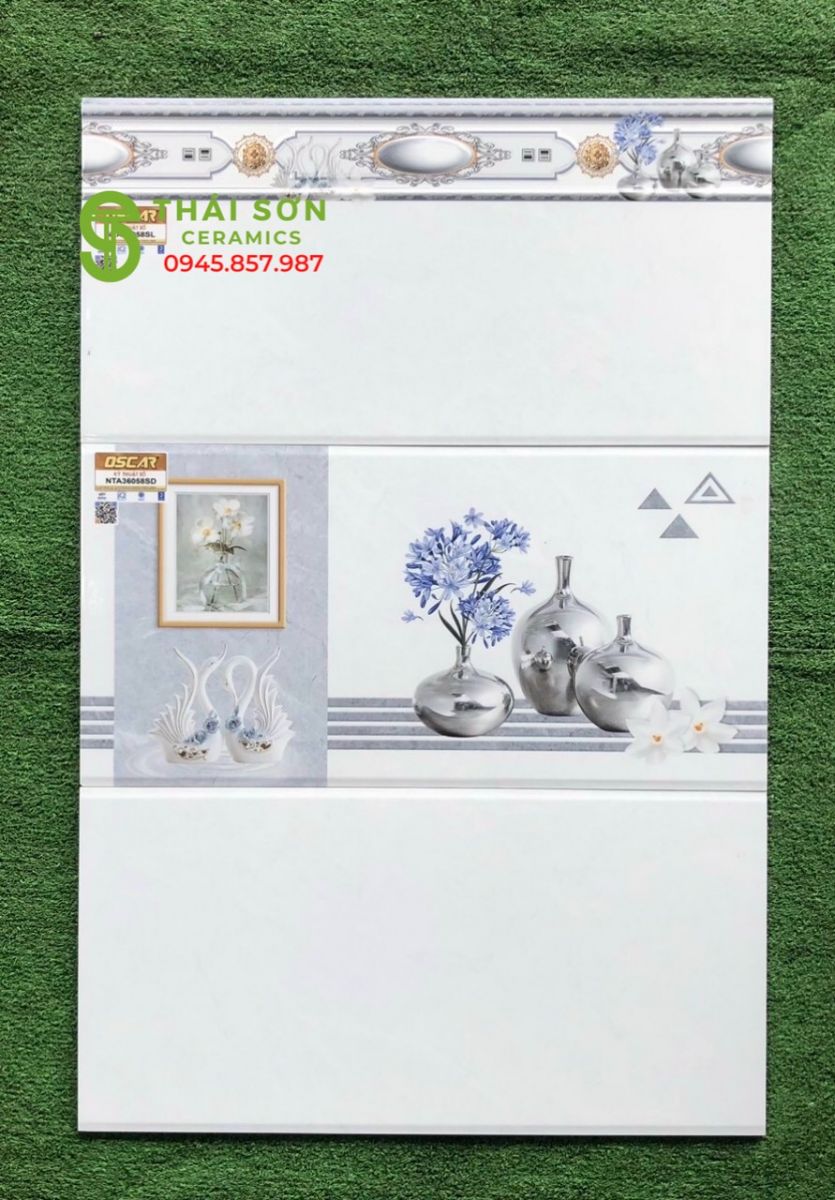 Gạch 30x60 ốp tường ý mỹ vân xám