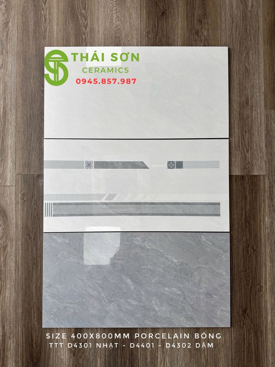 Gạch ốp tường phòng ngủ 40x80 takao bóng kiếng