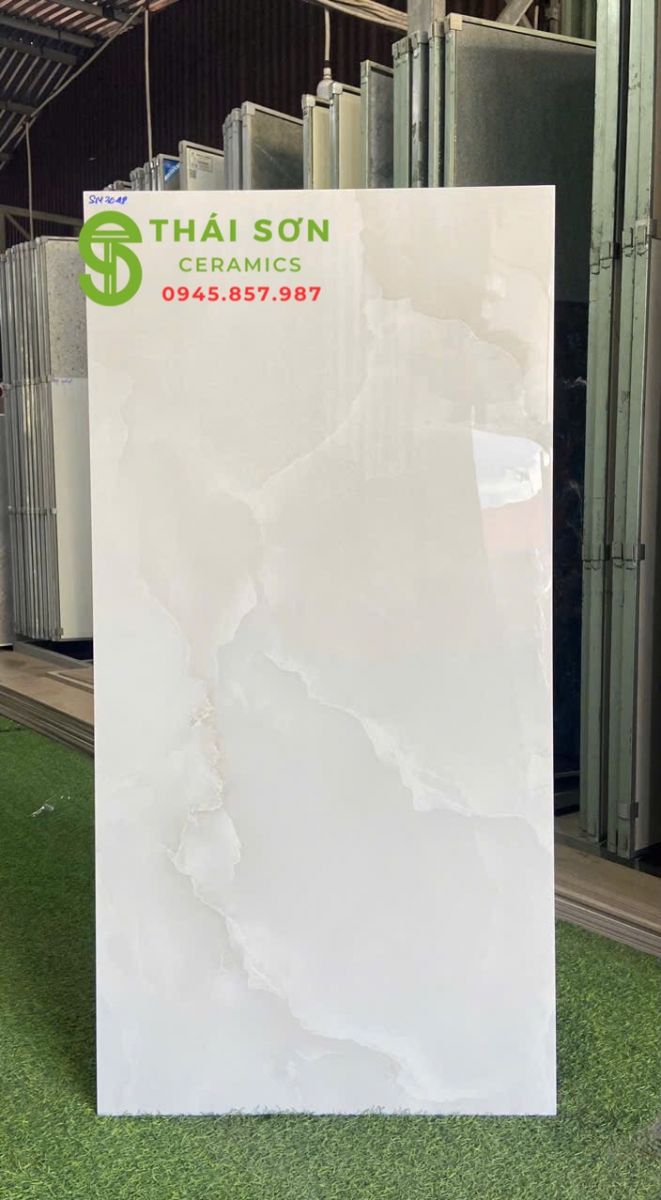 Gạch lát nền ấn độ 60x120 bóng kiếng cao cấp