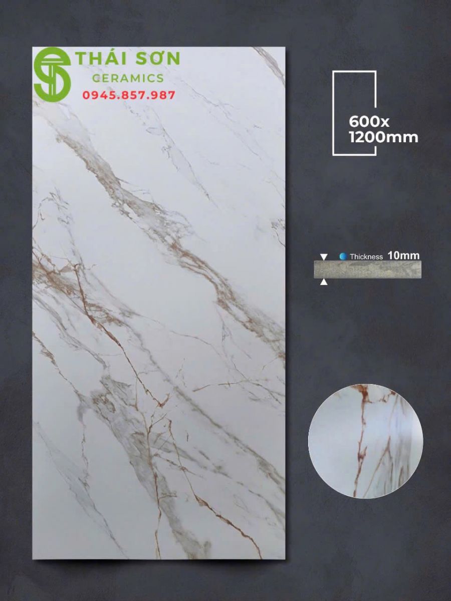 Gạch lát nền 60x120 apodio mờ mịn màu trắng vân sọc cam