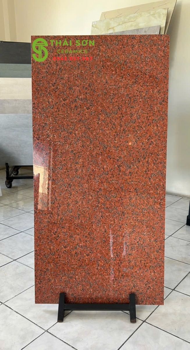 Gạch trung quốc 60x120 nhũ vàng màu đỏ hoa cương