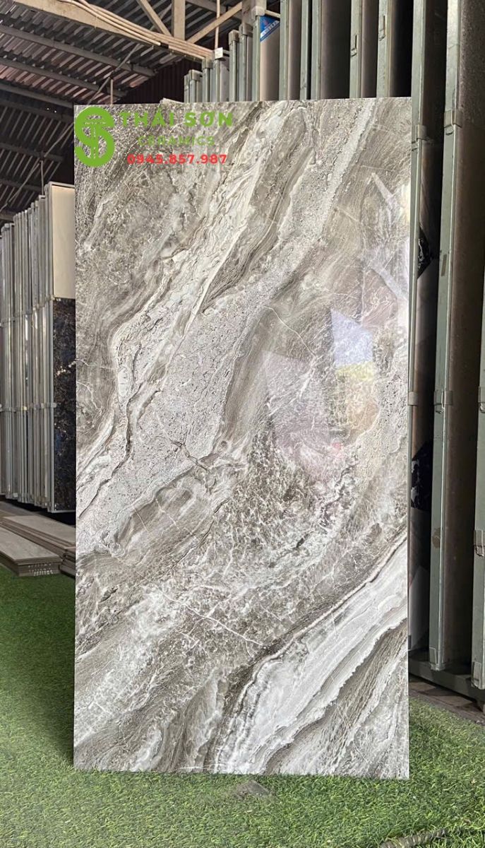 Gạch lát nền 60x120 Fushita vân đá đẹp bề mặt bóng