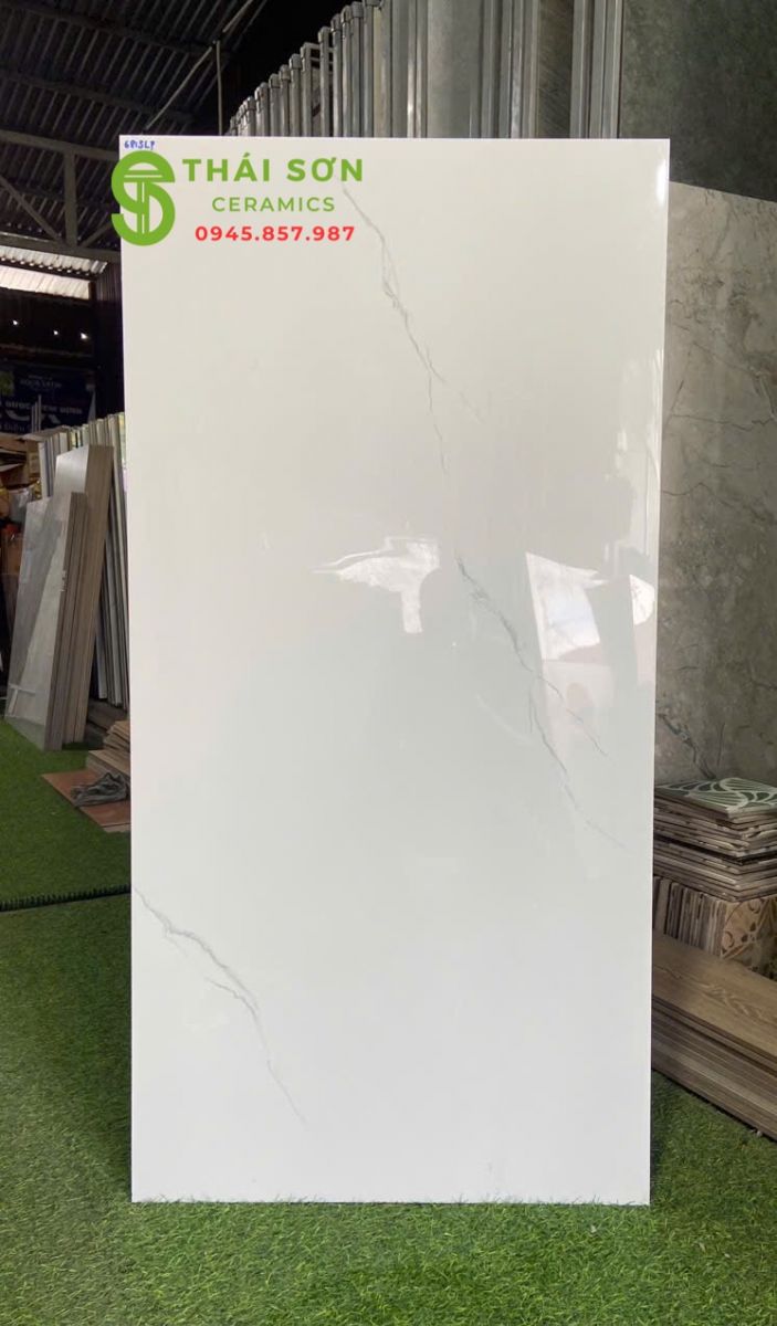 Gạch trắng vân mây 60x120 vicenza bóng kính