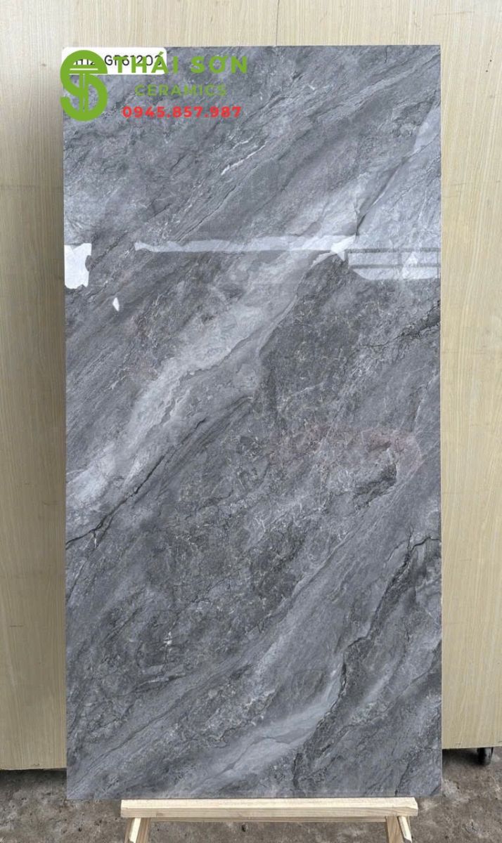 Gạch viglacera 60x120 bóng kiếng lát nền phòng khách