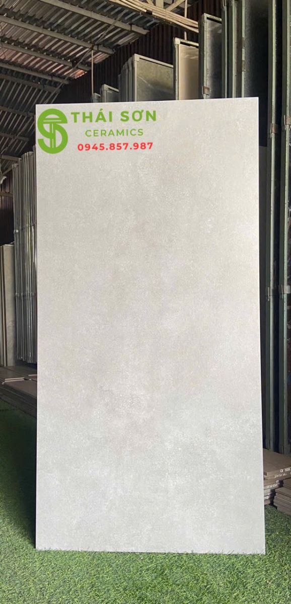 Gạch lát nền vitto 60x120 mờ màu xám xi măng