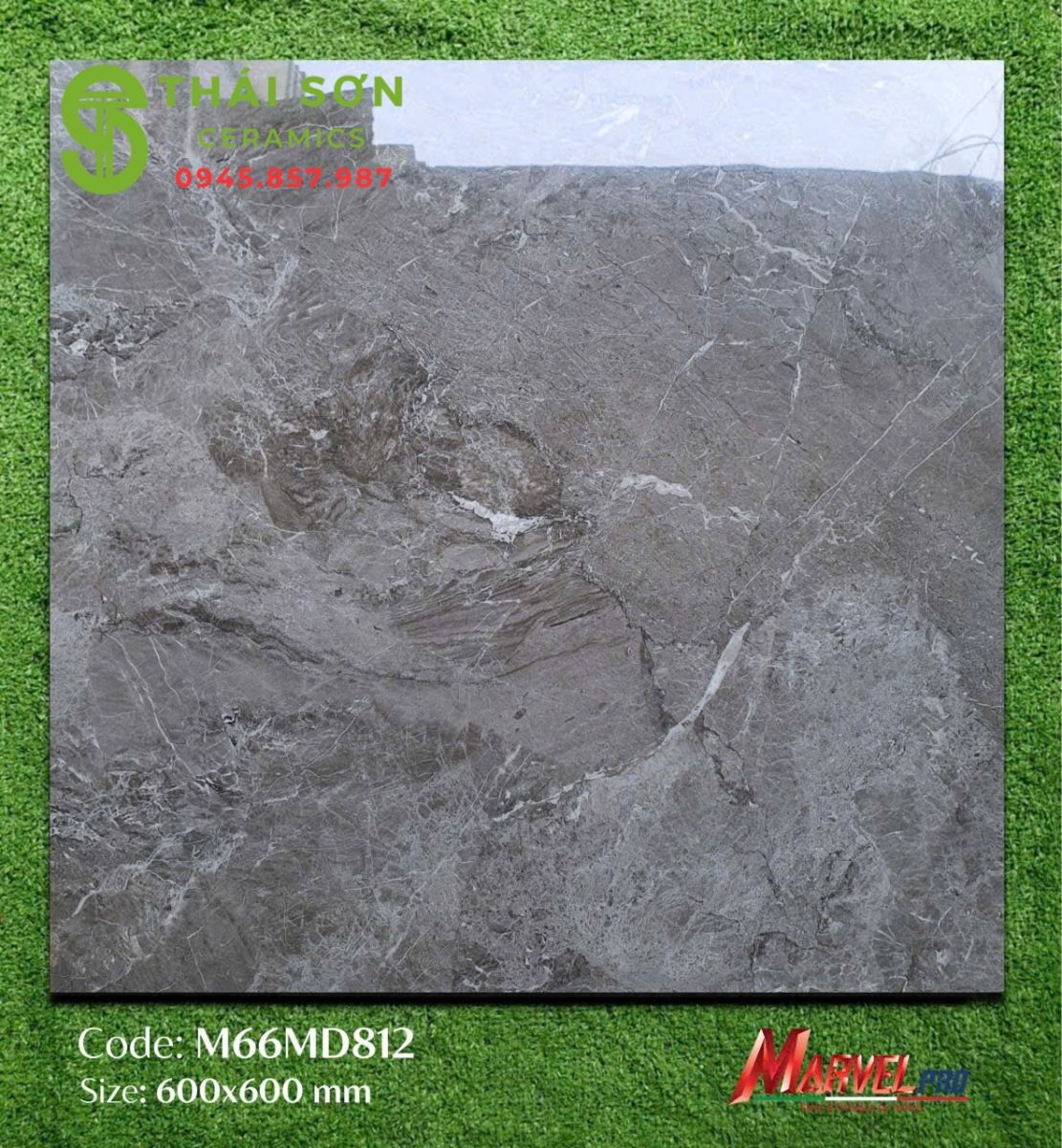 Gạch apodio màu ghi vân đá 60x60 siêu bóng