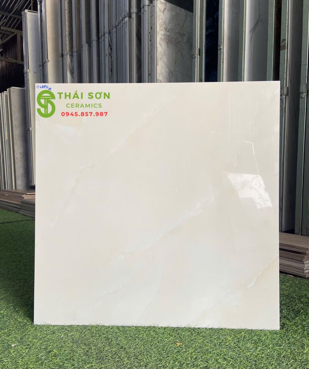 Gạch vitto hoàn mỹ 60x60 lát nền kem vàng