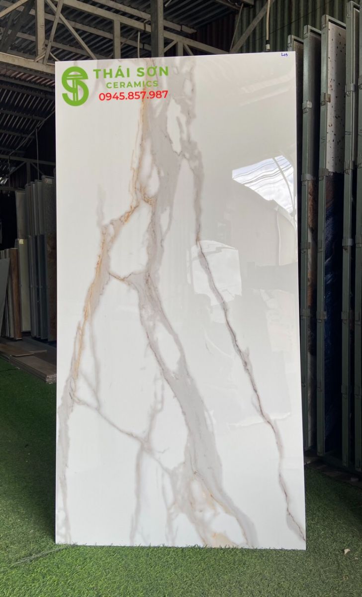 Gạch bóng kiếng ốp tường 80x160 vân đá