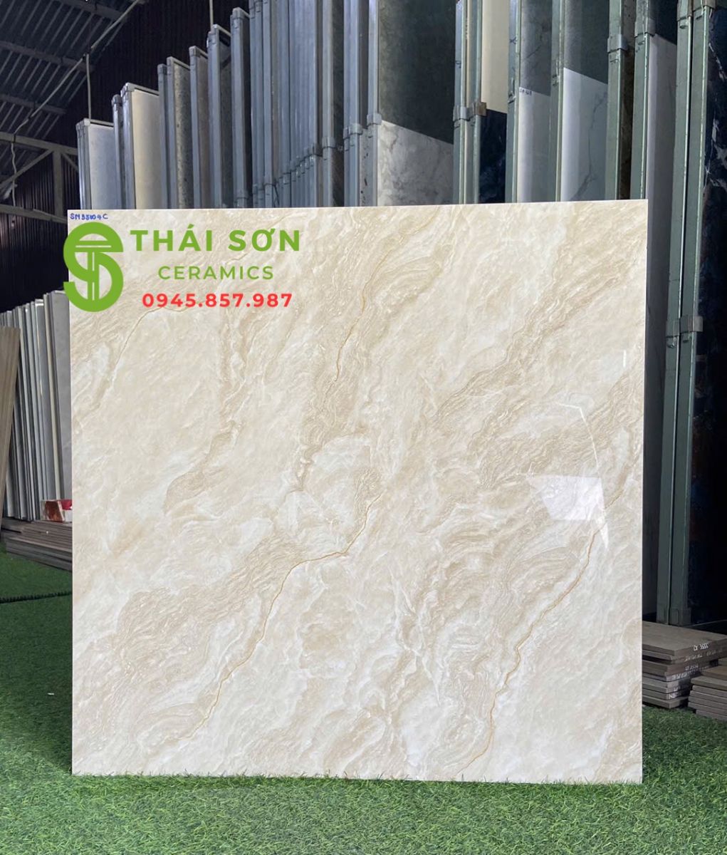 Gạch catalan bóng kiếng 80x80 lát nền phòng thờ