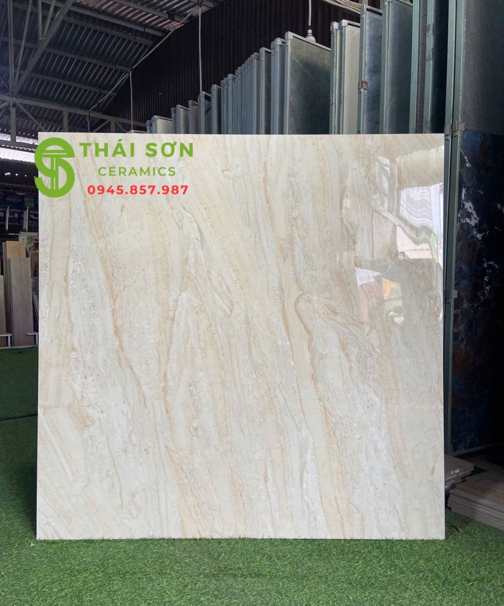 Gạch 120x120 ấn độ lát nền phòng khách sang trọng