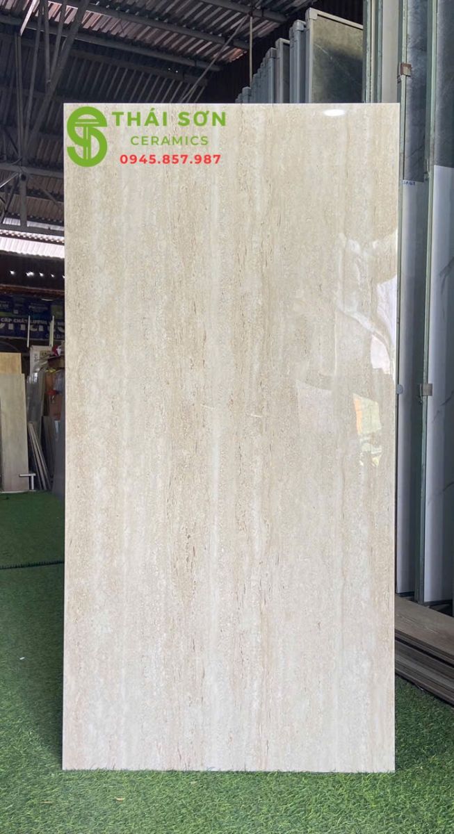 Gạch ấn độ 60x120 bóng kiếng lát nền vân đá