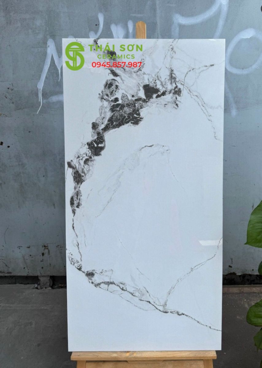 Gạch ốp tường ấn độ 60x120 bóng kiếng